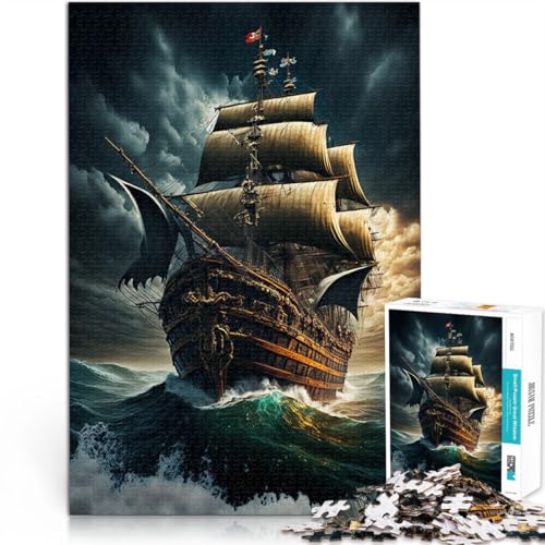 Puzzle 1000 Teile für Jugendliche Geschenke zum Suchbegriff: Herausfordernde Spiele Piratenschiff Heimdekoration38x26cm Puzzle 1000 Teile für Jugendliche Geschenke zum Suchbegriff: Herausfordernde Spiele Piratenschiff Heimdekoration38x26cm von QVKZLYFXN