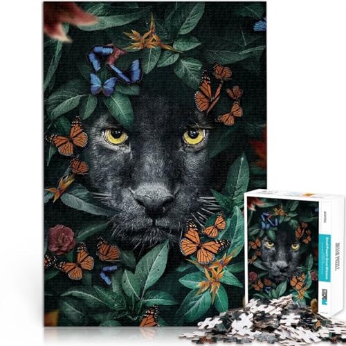 Puzzle 1000 Teile für Jugendliche Lernspiel-Herausforderungsspielzeug Blick der Black Panthers Künstlersammlung, Bildende Kunst75x50cm Puzzle 1000 Teile für Jugendliche Lernspiel-Herausforderungsspielzeug Blick der Black Panthers Künstlersammlung, Bildende Kunst75x50cm von QVKZLYFXN