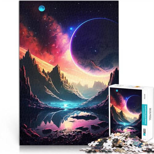 Puzzle 1000 Teile für Jugendliche Spielzeug Lernspiele Stressabbau Morgendämmerung der Weltraumlandschaft Tolles Geschenk für Spiele38x52cm Puzzle 1000 Teile für Jugendliche Spielzeug Lernspiele Stressabbau Morgendämmerung der Weltraumlandschaft Tolles Geschenk für Spiele38x52cm von QVKZLYFXN