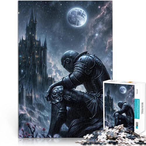 Puzzle 1000 Teile für Jugendliche Staycation: Zeit totschlagen Ritter unter einem Vollmond einzigartiges Herausforderungsspiel75x50cm Puzzle 1000 Teile für Jugendliche Staycation: Zeit totschlagen Ritter unter einem Vollmond einzigartiges Herausforderungsspiel75x50cm von QVKZLYFXN