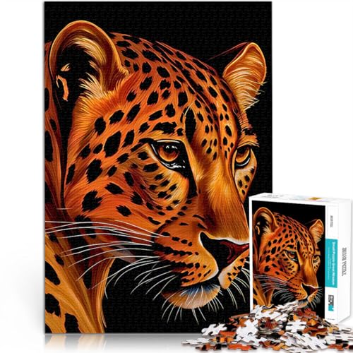 Puzzle 1000 Teile für Jugendliche Stressabbau – Staycation – Zeit totschlagen Leopardenporträt Einzigartige Geburtstags- und Geschenkideen75x50cm Puzzle 1000 Teile für Jugendliche Stressabbau – Staycation – Zeit totschlagen Leopardenporträt Einzigartige Geburtstags- und Geschenkideen75x50cm von QVKZLYFXN