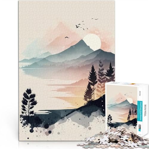Puzzle 1000 Teile für Jugendliche für Lernspiel-Herausforderungsspielzeug Aquarell Naturlandschaft Wunschliste mit dem Weihnachtsmann52x38cm Puzzle 1000 Teile für Jugendliche für Lernspiel-Herausforderungsspielzeug Aquarell Naturlandschaft Wunschliste mit dem Weihnachtsmann52x38cm von QVKZLYFXN