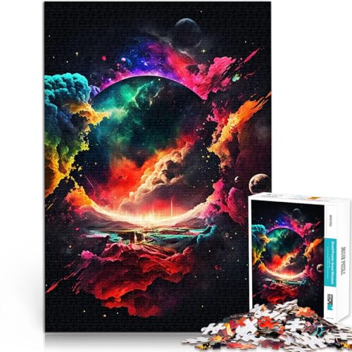 Puzzle 1000 Teile für Teenager Anspruchsvolles Spiel und Familienspaß Bunte Universumsfarbe Lernspiel für Geburtstag, Weihnachten75x50cm Puzzle 1000 Teile für Teenager Anspruchsvolles Spiel und Familienspaß Bunte Universumsfarbe Lernspiel für Geburtstag, Weihnachten75x50cm von QVKZLYFXN