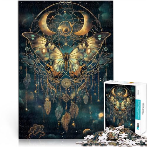 Puzzle 1000 Teile für Teenager Dekomprimierendes intellektuelles Lernspielzeug Fantasie-Schmetterling Wanddekoration52x38cm Puzzle 1000 Teile für Teenager Dekomprimierendes intellektuelles Lernspielzeug Fantasie-Schmetterling Wanddekoration52x38cm von QVKZLYFXN