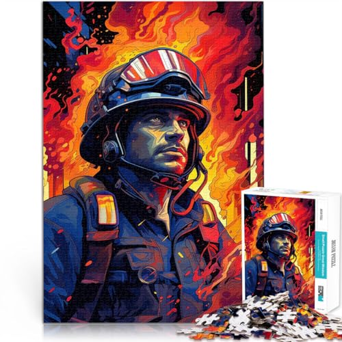 Puzzle 1000 Teile für Teenager Geschenke zum Suchbegriff: Herausfordernde Spiele Feuerwehrmann Flamme EIN Kunstwerk75x50cm Puzzle 1000 Teile für Teenager Geschenke zum Suchbegriff: Herausfordernde Spiele Feuerwehrmann Flamme EIN Kunstwerk75x50cm von QVKZLYFXN