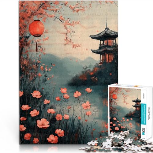 Puzzle 1000 Teile für Teenager Lernspiele DIY Spielzeug Japanisches Gartengemälde Lustige Aktivitäten für zu Hause, Geburtstagsgeschenk, Reisegeschenk,75x50cm Puzzle 1000 Teile für Teenager Lernspiele DIY Spielzeug Japanisches Gartengemälde Lustige Aktivitäten für zu Hause, Geburtstagsgeschenk, Reisegeschenk,75x50cm von QVKZLYFXN