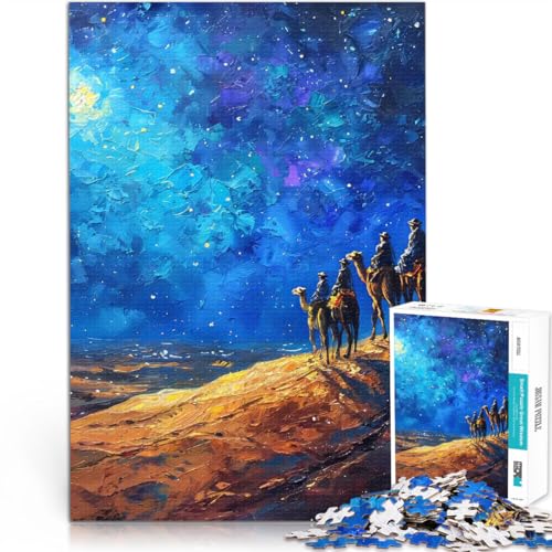 Puzzle 1000 Teile für Teenager Lernspiele Heimdekoration Wüstenkamelkunst Jedes Stück ist einzigartig – Anspruchsvolles Familienspiel38x26cm Puzzle 1000 Teile für Teenager Lernspiele Heimdekoration Wüstenkamelkunst Jedes Stück ist einzigartig – Anspruchsvolles Familienspiel38x26cm von QVKZLYFXN