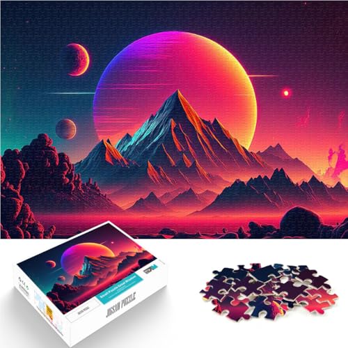 Puzzle 1000 Teile für Teenager Pädagogisches Familienspiel Retro-Bergsonnenuntergang Verbessern Sie das Gedächtnis52x38cm Puzzle 1000 Teile für Teenager Pädagogisches Familienspiel Retro-Bergsonnenuntergang Verbessern Sie das Gedächtnis52x38cm von QVKZLYFXN