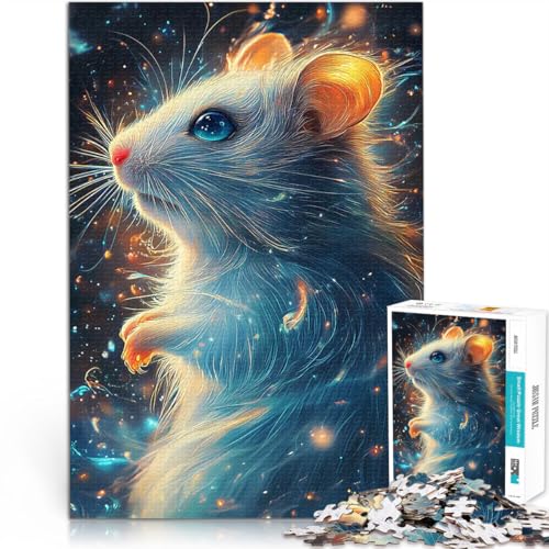 Puzzle 1000 Teile für Teenager Trainieren Sie Ihr Gehirn und Ihre Hände Magischer weißer Hamster Lernspiel für Geburtstag, Weihnachten38x26cm Puzzle 1000 Teile für Teenager Trainieren Sie Ihr Gehirn und Ihre Hände Magischer weißer Hamster Lernspiel für Geburtstag, Weihnachten38x26cm von QVKZLYFXN