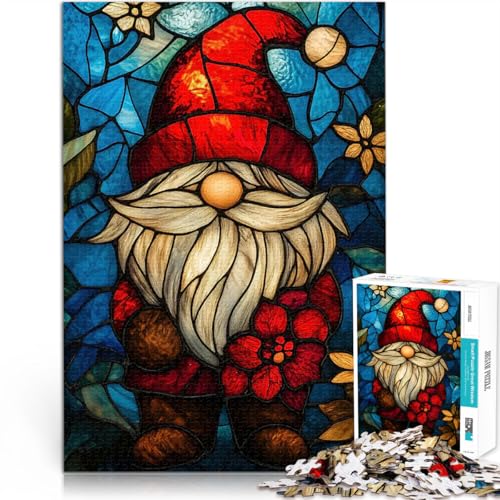 Puzzle für Erwachsene, 1000 Teile Intellektuelles Spiel Buntglas-Gnom denn eignet ganze Familie75x50cm Puzzle für Erwachsene, 1000 Teile Intellektuelles Spiel Buntglas-Gnom denn eignet ganze Familie75x50cm von QVKZLYFXN