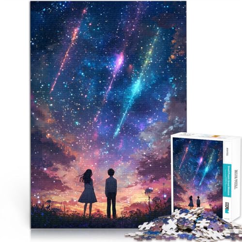 Puzzle für Erwachsene, 1000 Teile Lernspiele DIY Spielzeug Paar unter Sternenhimmel Einzigartige Geburtstags- und Geschenkideen38x52cm Puzzle für Erwachsene, 1000 Teile Lernspiele DIY Spielzeug Paar unter Sternenhimmel Einzigartige Geburtstags- und Geschenkideen38x52cm von QVKZLYFXN