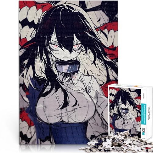 Puzzle für Erwachsene, 1000 Teile Lernspiele Heimdekoration Dunkelhaariges Anime-Mädchen Künstlersammlung, Bildende Kunst38x52cm Puzzle für Erwachsene, 1000 Teile Lernspiele Heimdekoration Dunkelhaariges Anime-Mädchen Künstlersammlung, Bildende Kunst38x52cm von QVKZLYFXN