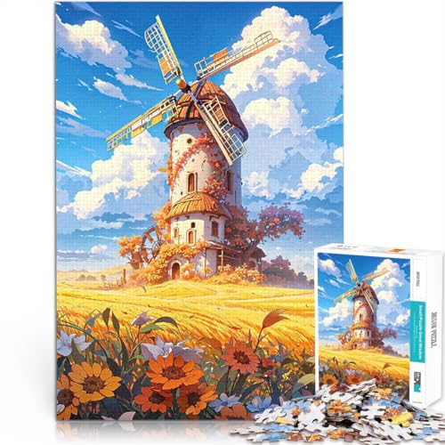 Puzzle für Erwachsene, 1000 Teile Stressabbau-Spielzeug Erntezeit Wanddekoration Einzigartige Geburtstags- und Weihnachtsgeschenke38x26cm von QVKZLYFXN