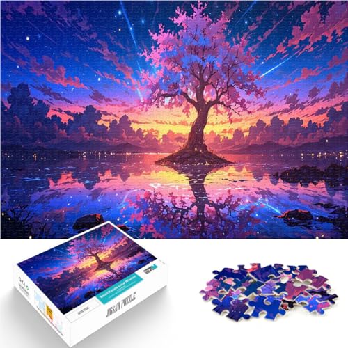 Puzzle für Erwachsene, 1000 Teile Stressabbau-Spielzeug Weltraum-Fantasielandschaft Tolle Geschenke und Spielzeuge50x70cm von QVKZLYFXN