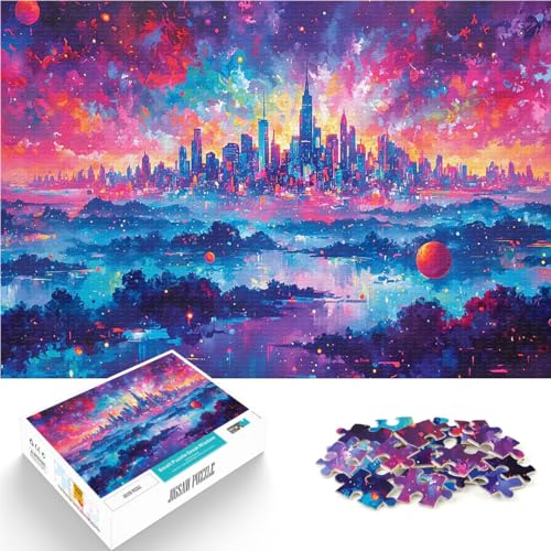 Puzzle für Erwachsene 1000 Teile Anspruchsvoll, Aber lustig und humorvoll Kosmische Metropole Tolle Geschenke und Spielzeuge75x50cm Puzzle für Erwachsene 1000 Teile Anspruchsvoll, Aber lustig und humorvoll Kosmische Metropole Tolle Geschenke und Spielzeuge75x50cm von QVKZLYFXN