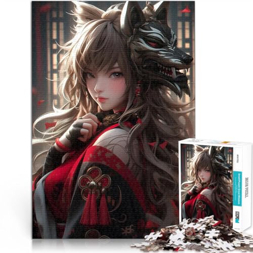 Puzzle für Erwachsene 1000 Teile Dekomprimierendes intellektuelles Lernspielzeug Anime Samurai-Mädchen Geburtstagsgeschenke52x38cm Puzzle für Erwachsene 1000 Teile Dekomprimierendes intellektuelles Lernspielzeug Anime Samurai-Mädchen Geburtstagsgeschenke52x38cm von QVKZLYFXN