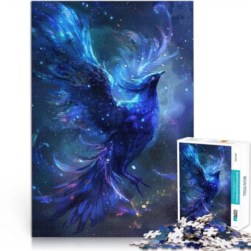 Puzzle für Erwachsene 1000 Teile Dekomprimierendes intellektuelles Lernspielzeug Blauer Phönix einzigartiges Herausforderungsspiel52x38cm Puzzle für Erwachsene 1000 Teile Dekomprimierendes intellektuelles Lernspielzeug Blauer Phönix einzigartiges Herausforderungsspiel52x38cm von QVKZLYFXN