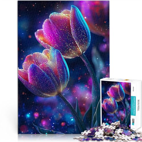 Puzzle für Erwachsene 1000 Teile Dekomprimierendes intellektuelles Lernspielzeug Kosmische Tulpen Angebot als Geschenk für die ganze Familie52x38cm Puzzle für Erwachsene 1000 Teile Dekomprimierendes intellektuelles Lernspielzeug Kosmische Tulpen Angebot als Geschenk für die ganze Familie52x38cm von QVKZLYFXN