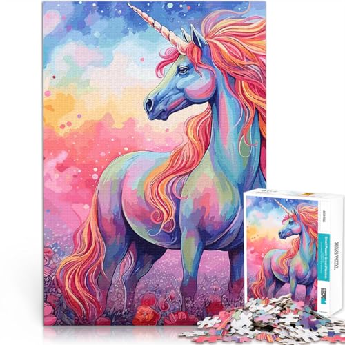 Puzzle für Erwachsene 1000 Teile Dekomprimierendes intellektuelles Lernspielzeug Magisches Einhorn Angebot als Geschenk für die ganze Familie75x50cm Puzzle für Erwachsene 1000 Teile Dekomprimierendes intellektuelles Lernspielzeug Magisches Einhorn Angebot als Geschenk für die ganze Familie75x50cm von QVKZLYFXN