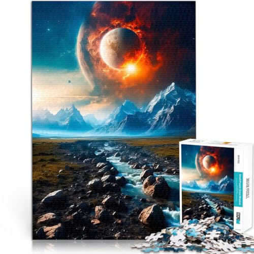 Puzzle für Erwachsene 1000 Teile Gehirnintelligenz-Herausforderung süchtig machendes Spielzeug Zusammenbruch Wohnkunstdekor75x50cm von QVKZLYFXN