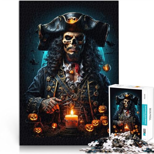 Puzzle für Erwachsene 1000 Teile Helfen Sie dem Gehirn, süchtig machende Spielzeuge zu trainieren, um Geduld zu entwickeln Pirat Perfekte Dekoration50x70cm von QVKZLYFXN