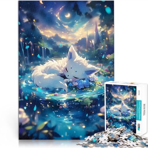 Puzzle für Erwachsene 1000 Teile Präzisionsschnitt Schlafender Fuchs im Fantasiewald Tolle Geschenke und Spielzeuge75x50cm Puzzle für Erwachsene 1000 Teile Präzisionsschnitt Schlafender Fuchs im Fantasiewald Tolle Geschenke und Spielzeuge75x50cm von QVKZLYFXN
