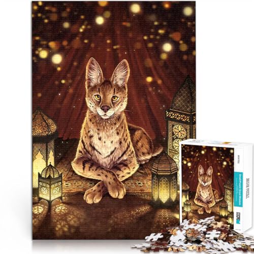 Puzzle für Erwachsene 1000 Teile Spielzeug Lernspiele Stressabbau Laternenwärter eignet ganze Familie50x70cm von QVKZLYFXN