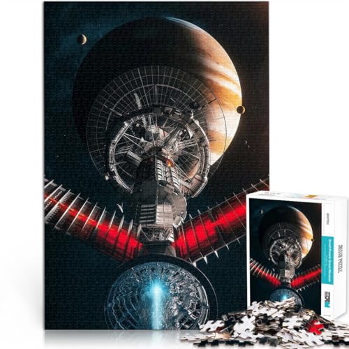 Puzzle für Erwachsene 1000 Teile Stressabbau – Staycation – Zeit totschlagen Ankunft am Jupiter Tolle Geschenke und Spielzeuge38x52cm von QVKZLYFXN