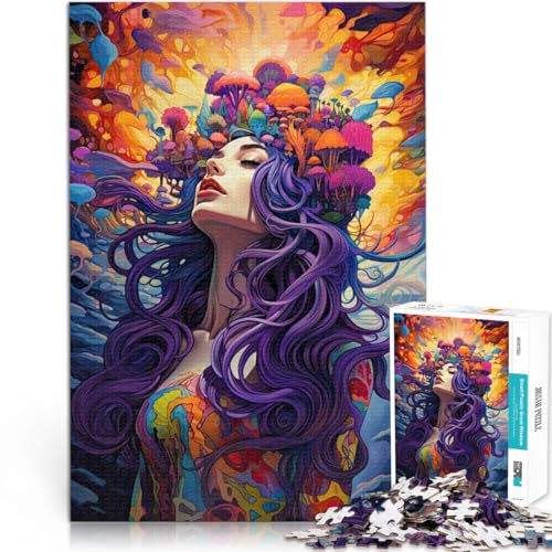Puzzle für Erwachsene mit 1000 Teilen Anspruchsvolles Spiel und Familienspaß Psychedelische Kunst Lernspiel für Geburtstag, Weihnachten38x26cm Puzzle für Erwachsene mit 1000 Teilen Anspruchsvolles Spiel und Familienspaß Psychedelische Kunst Lernspiel für Geburtstag, Weihnachten38x26cm von QVKZLYFXN