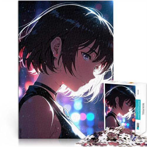 Puzzle für Erwachsene mit 1000 Teilen Quizspiel Anime-Mädchen mit blauen Augen Wanddekoration Einzigartige Geburtstags- und Weihnachtsgeschenke38x26cm Puzzle für Erwachsene mit 1000 Teilen Quizspiel Anime-Mädchen mit blauen Augen Wanddekoration Einzigartige Geburtstags- und Weihnachtsgeschenke38x26cm von QVKZLYFXN