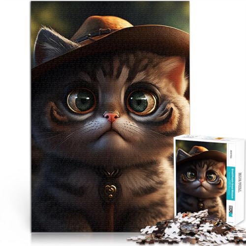 Puzzle für Erwachsene mit 1000 Teilen Spielzeug-Intellektuelles Spiel Niedlicher Katzenstil Lernspiel für Geburtstag, Weihnachten75x50cm Puzzle für Erwachsene mit 1000 Teilen Spielzeug-Intellektuelles Spiel Niedlicher Katzenstil Lernspiel für Geburtstag, Weihnachten75x50cm von QVKZLYFXN