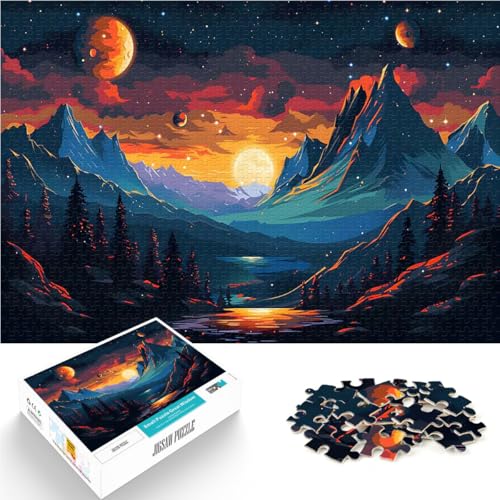 Puzzle für Erwachsene mit 1000 Teilen Spielzeug Lernspiele Stressabbau Galaktischer Sonnenuntergang Heimdekoration38x26cm Puzzle für Erwachsene mit 1000 Teilen Spielzeug Lernspiele Stressabbau Galaktischer Sonnenuntergang Heimdekoration38x26cm von QVKZLYFXN