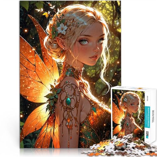 Puzzle für Erwachsene mit 1000 Teilen Spielzeug Lernspiele Stressabbau Schönes Feenmädchen Lernspiel für Geburtstag, Weihnachten50x70cm Puzzle für Erwachsene mit 1000 Teilen Spielzeug Lernspiele Stressabbau Schönes Feenmädchen Lernspiel für Geburtstag, Weihnachten50x70cm von QVKZLYFXN