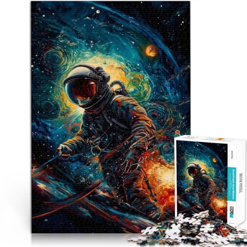 Puzzle für Erwachsene mit 1000 Teilen Spielzeug für die ganze Familie Nur die Sterne dienen als Orientierung Wichtelgeschenke50x70cm von QVKZLYFXN