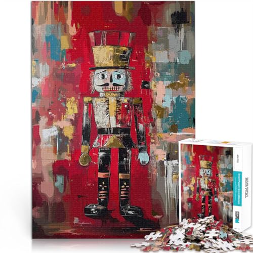 Puzzle für Erwachsene mit 1000 Teilen Stressabbau Original Nussknacker Abstrakte Kunst Angebot als Geschenk für die ganze Familie50x70cm von QVKZLYFXN