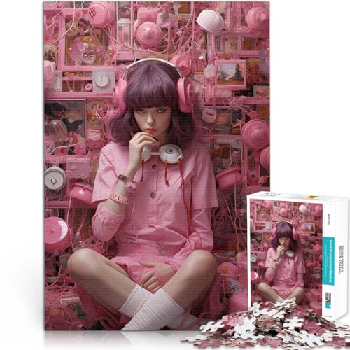 Puzzle für Jugendliche 1000 Teile Anspruchsvolles Spiel und Familienspaß Rosa Rauschen Lernspiel für Geburtstag, Weihnachten52x38cm Puzzle für Jugendliche 1000 Teile Anspruchsvolles Spiel und Familienspaß Rosa Rauschen Lernspiel für Geburtstag, Weihnachten52x38cm von QVKZLYFXN