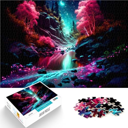 Puzzle für Jugendliche 1000 Teile Lernspiel-Herausforderungsspielzeug Bunter Wald in der Nacht Die Liebe zwischen Paaren stärken38x52cm Puzzle für Jugendliche 1000 Teile Lernspiel-Herausforderungsspielzeug Bunter Wald in der Nacht Die Liebe zwischen Paaren stärken38x52cm von QVKZLYFXN