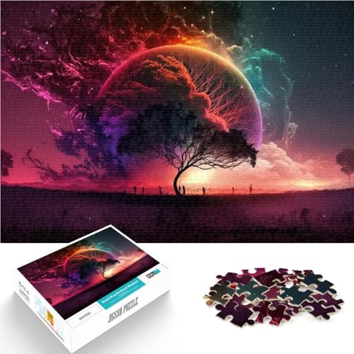 Puzzle für Teenager 1000 Teile Anspruchsvolles Spiel und Familienspaß Weltraum-Fantasielandschaft Lernspiel für Geburtstag, Weihnachten75x50cm Puzzle für Teenager 1000 Teile Anspruchsvolles Spiel und Familienspaß Weltraum-Fantasielandschaft Lernspiel für Geburtstag, Weihnachten75x50cm von QVKZLYFXN