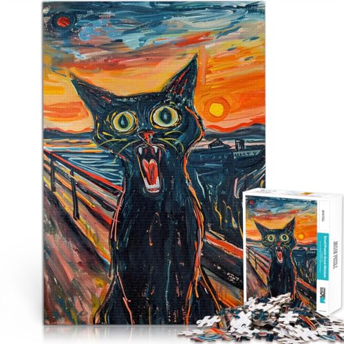 Puzzle für Teenager 1000 Teile Geschenke zum Suchbegriff: Herausfordernde Spiele Schreiende Katze Heimdekoration75x50cm Puzzle für Teenager 1000 Teile Geschenke zum Suchbegriff: Herausfordernde Spiele Schreiende Katze Heimdekoration75x50cm von QVKZLYFXN