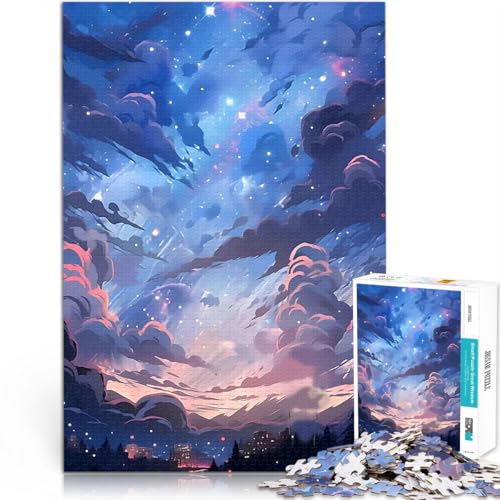 Puzzle für Teenager 1000 Teile Pädagogisches Familienspiel Sternennacht-Gemälde denn eignet ganze Familie50x70cm von QVKZLYFXN