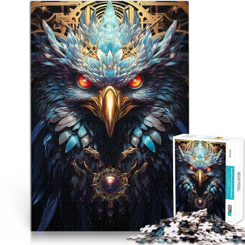 Puzzle für Teenager 1000 Teile Spielzeug für die ganze Familie Komplizierte futuristische Eule Künstlersammlung, Bildende Kunst38x26cm Puzzle für Teenager 1000 Teile Spielzeug für die ganze Familie Komplizierte futuristische Eule Künstlersammlung, Bildende Kunst38x26cm von QVKZLYFXN
