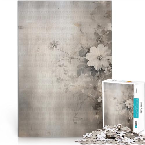 Puzzle für Teenager 1000 Teile Staycation: Zeit totschlagen Vintage Wandflora-Muster Angebot als Geschenk für die ganze Familie75x50cm Puzzle für Teenager 1000 Teile Staycation: Zeit totschlagen Vintage Wandflora-Muster Angebot als Geschenk für die ganze Familie75x50cm von QVKZLYFXN