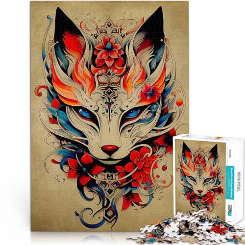 Teenager 1000 Teile Puzzle Dekomprimierendes intellektuelles Lernspielzeug Kitsune Fox Nr. 12 Geschenke für Freunde und Familie38x26cm Teenager 1000 Teile Puzzle Dekomprimierendes intellektuelles Lernspielzeug Kitsune Fox Nr. 12 Geschenke für Freunde und Familie38x26cm von QVKZLYFXN