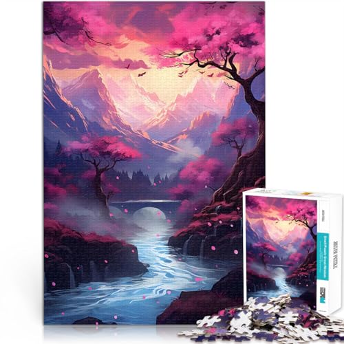Teenager 1000 Teile Puzzle Intellektuelles Spiel Morgenkirschblüte eignet ganze Familie38x26cm Teenager 1000 Teile Puzzle Intellektuelles Spiel Morgenkirschblüte eignet ganze Familie38x26cm von QVKZLYFXN