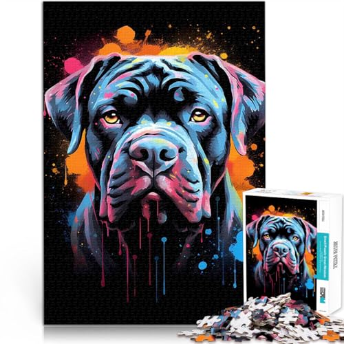 Teenager 1000 Teile Puzzle Stressabbau – Staycation – Zeit totschlagen Cane Corso Bunt Einzigartige Wohndekoration und Geschenke38x52cm von QVKZLYFXN
