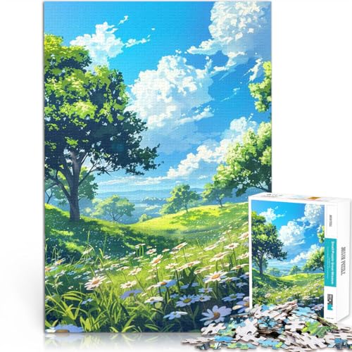 Teenager 1000-teiliges Puzzle Geschenke zum Suchbegriff: Herausfordernde Spiele Gänseblümchenwiese Tolles Geschenk für Spiele52x38cm Teenager 1000-teiliges Puzzle Geschenke zum Suchbegriff: Herausfordernde Spiele Gänseblümchenwiese Tolles Geschenk für Spiele52x38cm von QVKZLYFXN