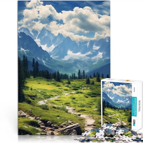 Teenager 1000-teiliges Puzzle lustige Spiele für die ganze Familie Spring Mountains – Aurora Ridge Peaks Gutes Geschenk75x50cm Teenager 1000-teiliges Puzzle lustige Spiele für die ganze Familie Spring Mountains – Aurora Ridge Peaks Gutes Geschenk75x50cm von QVKZLYFXN
