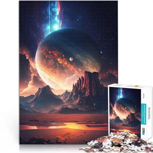 Teenager-Puzzle 1000 Teile Lernspiele DIY Spielzeug Planetenplateaulandschaft Wanddekoration Einzigartige Geburtstags- und Weihnachtsgeschenke38x26cm Teenager-Puzzle 1000 Teile Lernspiele DIY Spielzeug Planetenplateaulandschaft Wanddekoration Einzigartige Geburtstags- und Weihnachtsgeschenke38x26cm von QVKZLYFXN