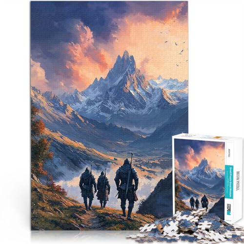Teenager-Puzzle 1000 Teile Quizspiel Bergpfad bei Sonnenuntergang – Abenteurer Jedes Stück ist einzigartig – Anspruchsvolles Familienspiel52x38cm Teenager-Puzzle 1000 Teile Quizspiel Bergpfad bei Sonnenuntergang – Abenteurer Jedes Stück ist einzigartig – Anspruchsvolles Familienspiel52x38cm von QVKZLYFXN