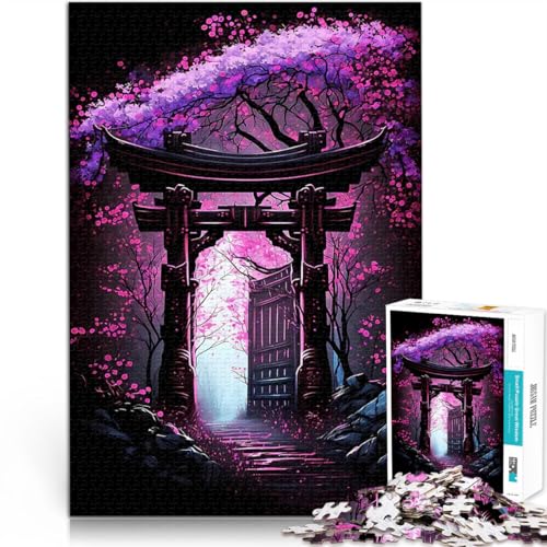 Teenager-Puzzle 1000 Teile Spielzeug für die ganze Familie Kirschblüten-Japan-Kunst Geeignet für die Schreibtischdekoration75x50cm Teenager-Puzzle 1000 Teile Spielzeug für die ganze Familie Kirschblüten-Japan-Kunst Geeignet für die Schreibtischdekoration75x50cm von QVKZLYFXN